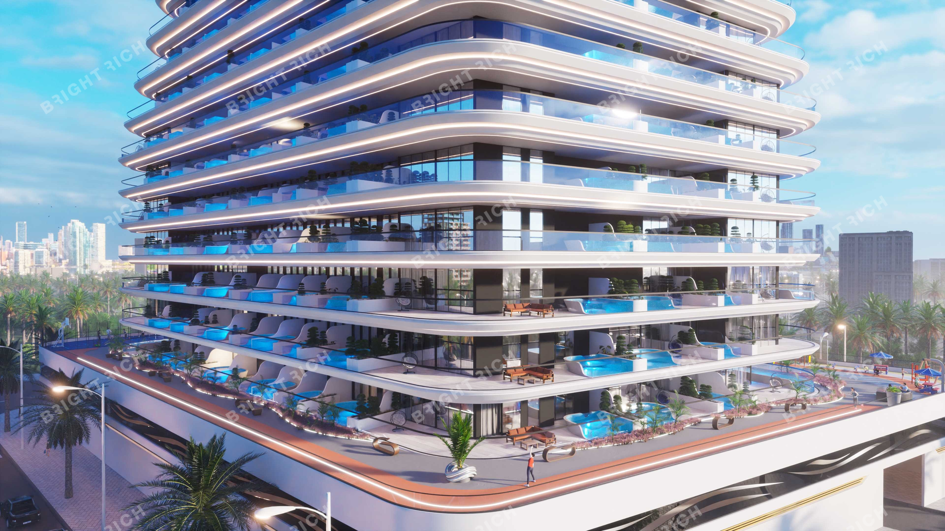Samana Portofino, apart complex in Dubai - 43