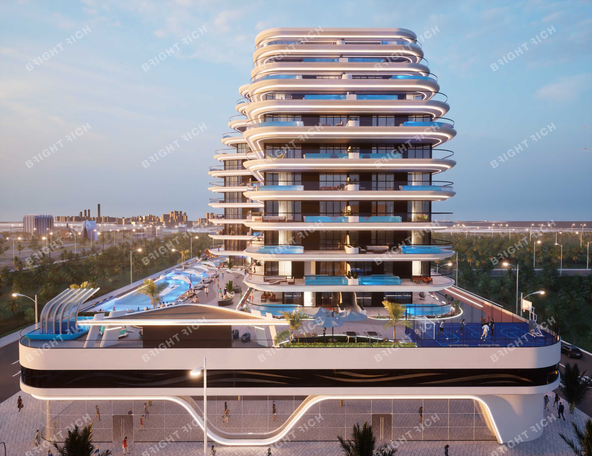 Samana Portofino, apart complex in Dubai - 17