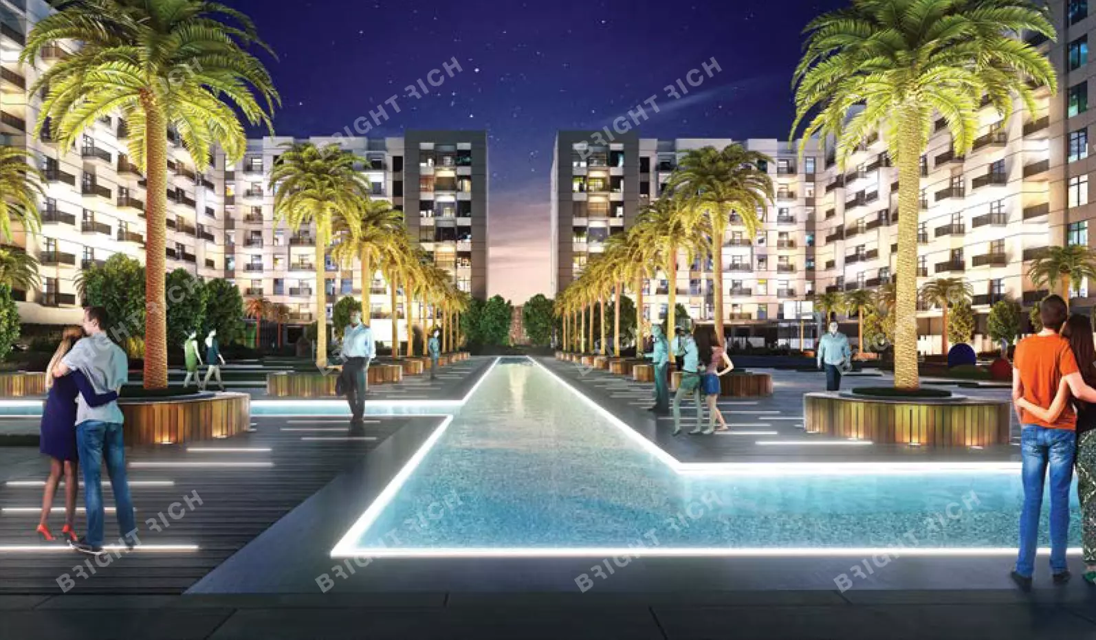Lawnz, apart complex in Dubai - 2