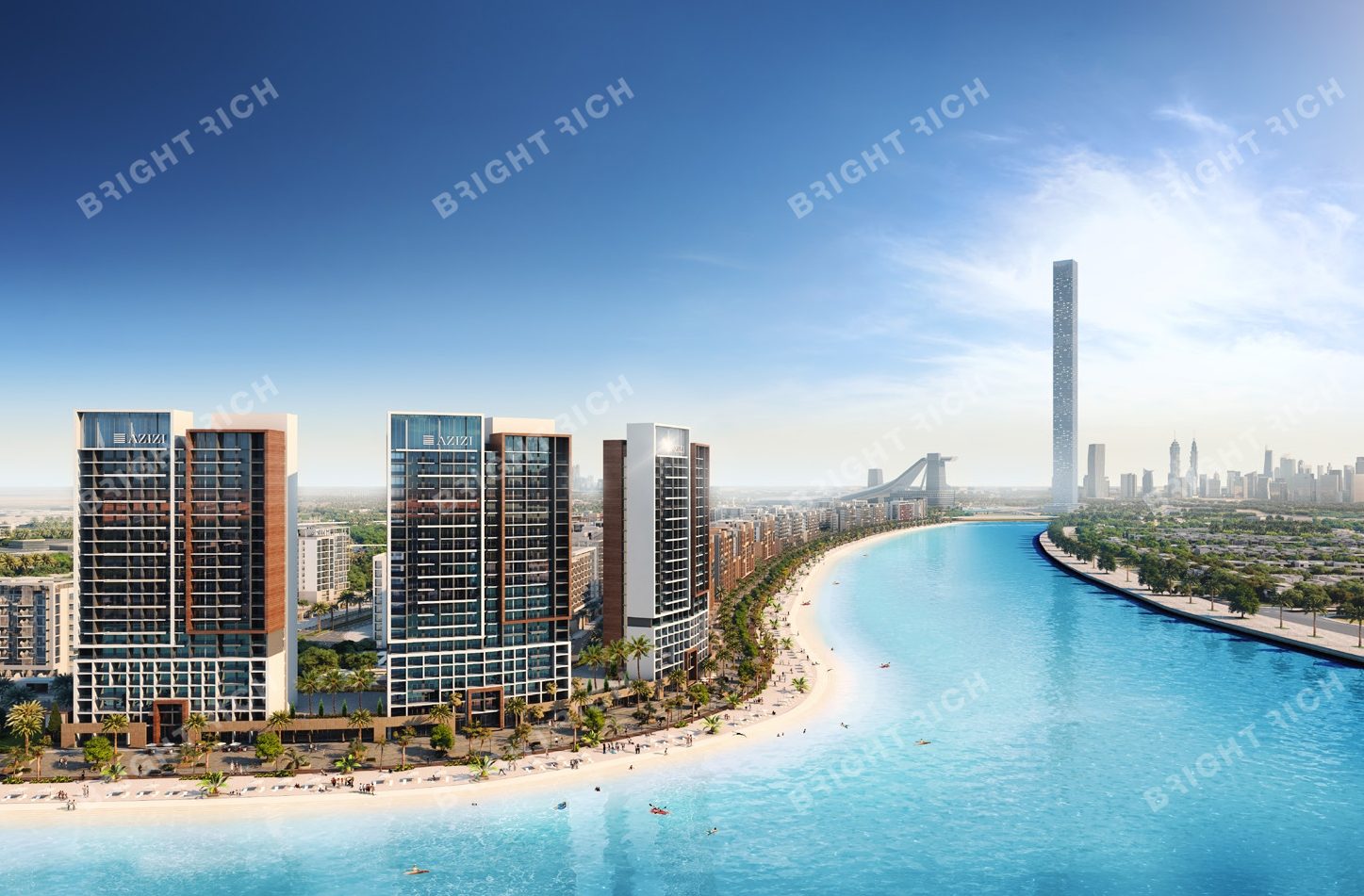 Azizi Riviera Beach Front Building B, апарт-комплекс в Дубае - 0