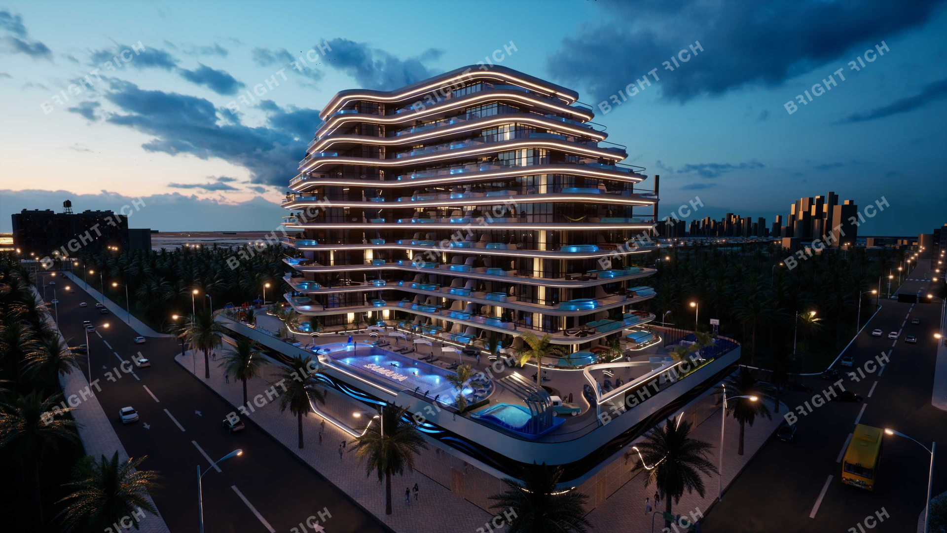 Samana Portofino, apart complex in Dubai - 54