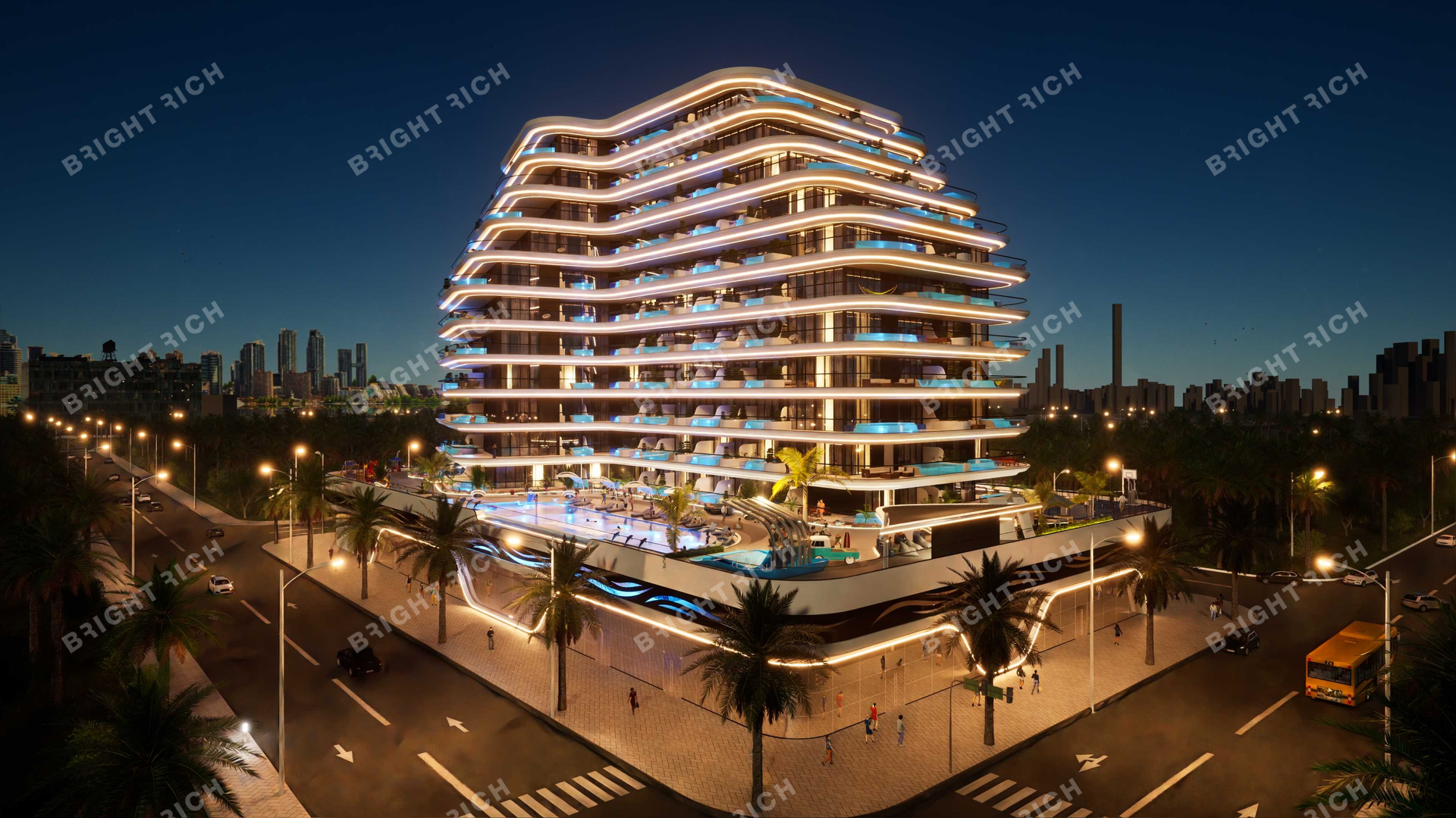 Samana Portofino, apart complex in Dubai - 52
