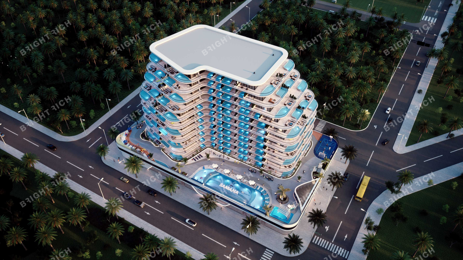 Samana Portofino, apart complex in Dubai - 50