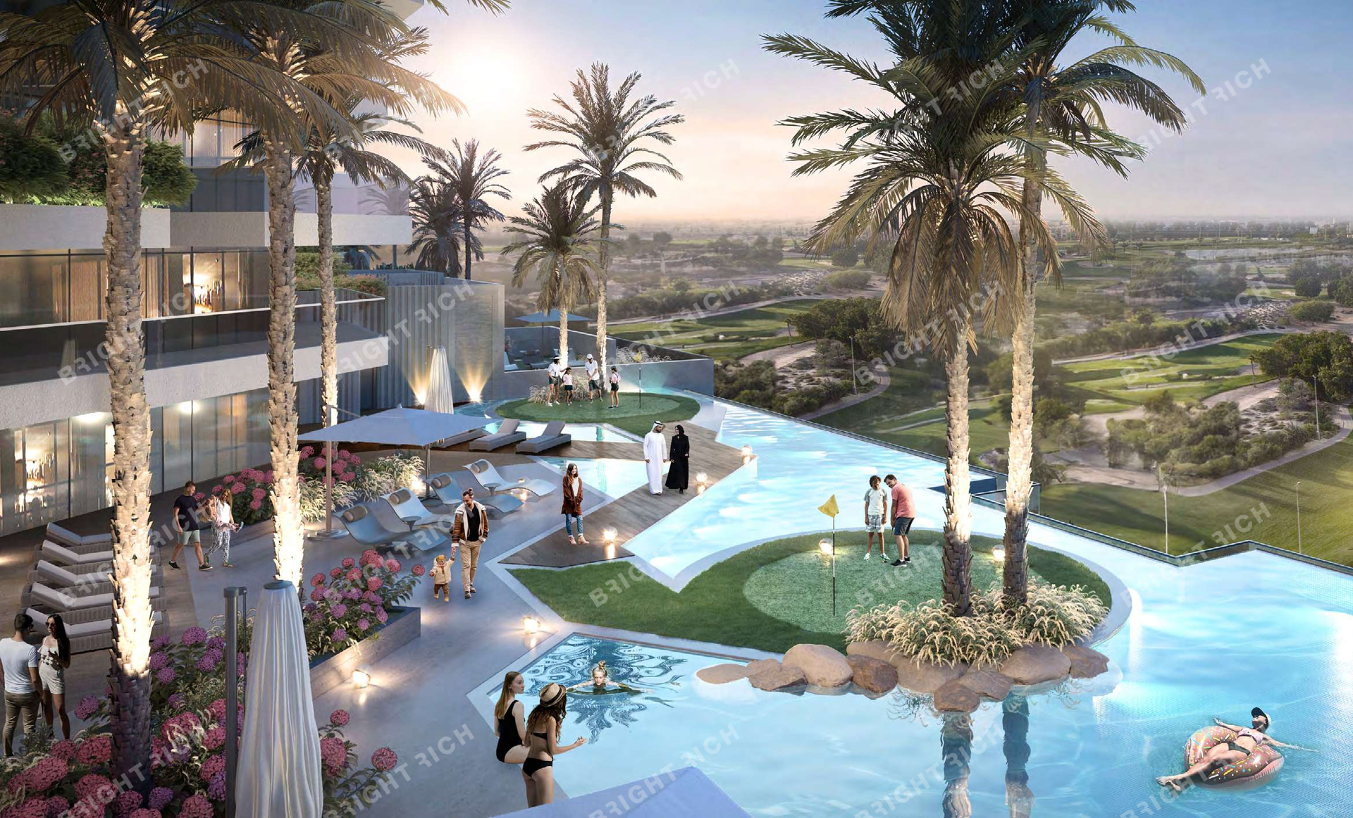 Golf Greens Building 1B, apart complex in Dubai - 6