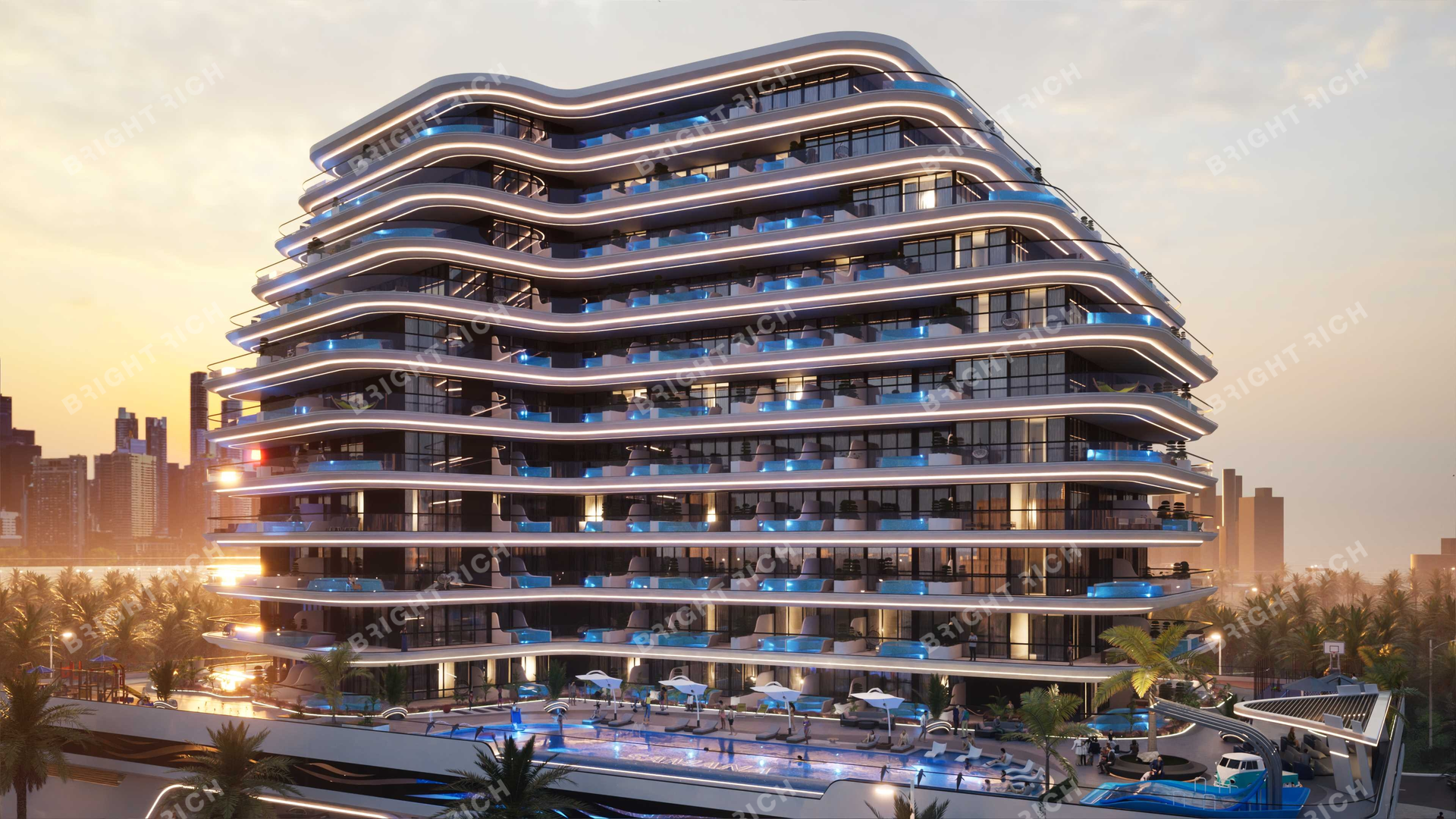 Samana Portofino, апарт-комплекс в Дубае - 4