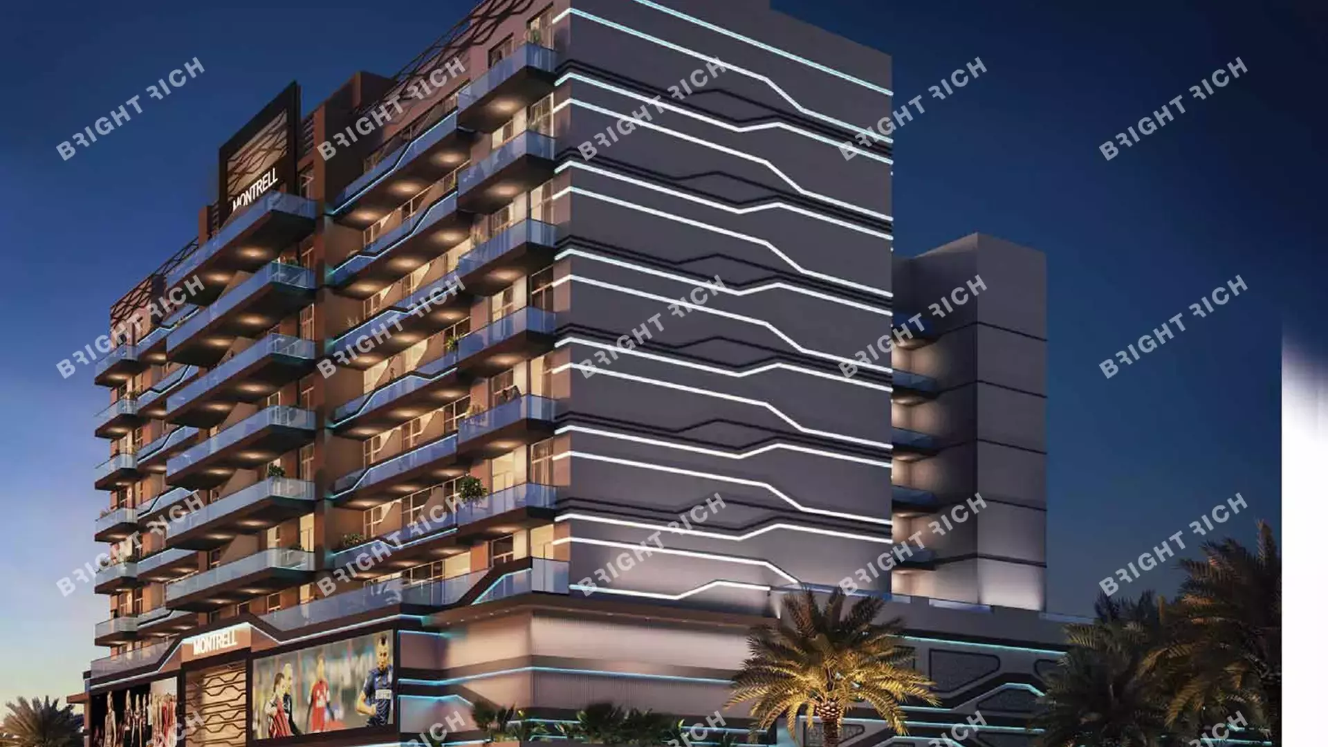 Montrell, apart complex in Dubai