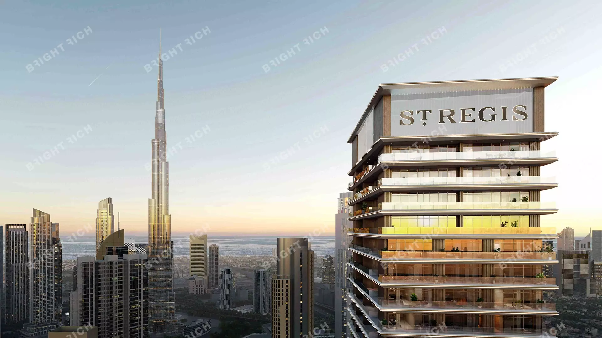 The St. Regis Residences , apart complex in Dubai